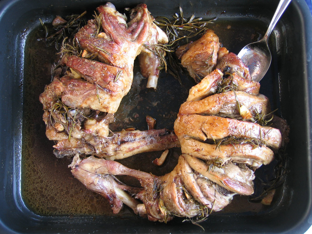 Selle d'agneau au romarin