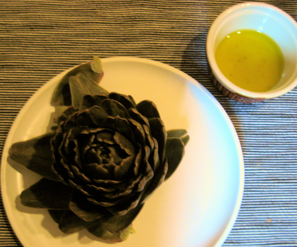 Artichauts à la vinaigrette