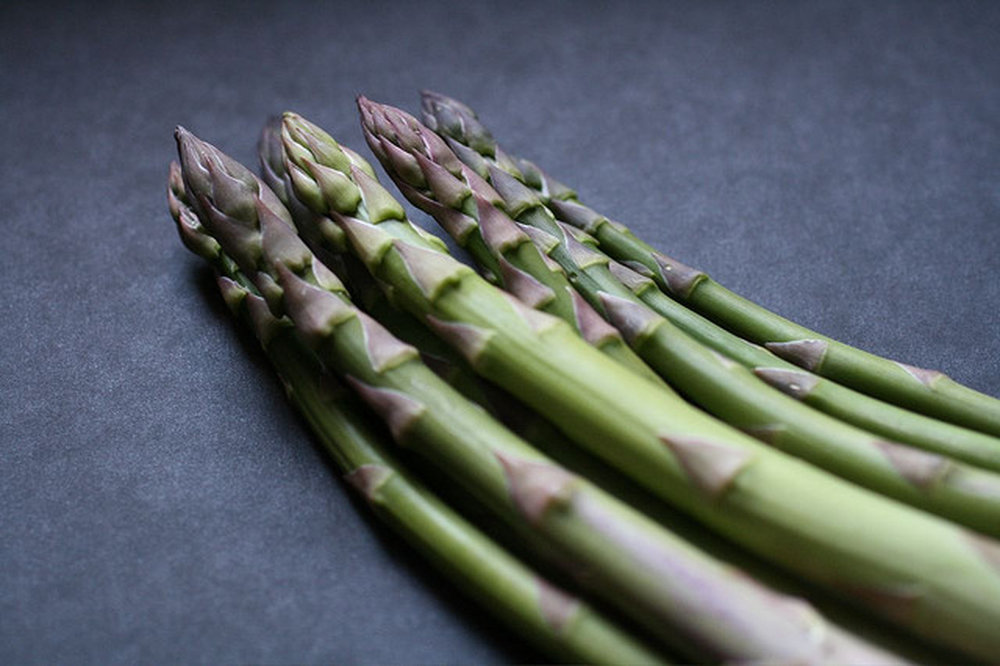 Asperges vertes à la coriandre