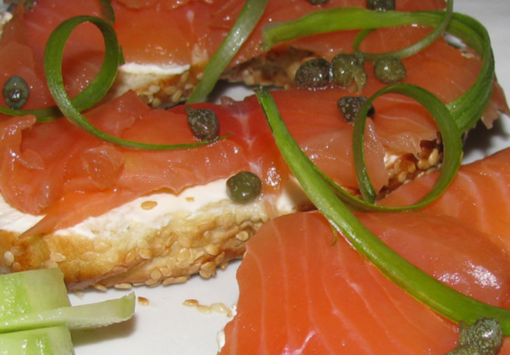 Bagel au saumon fumé