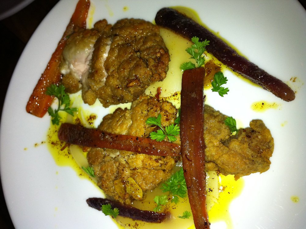 Calf’s brain fritters