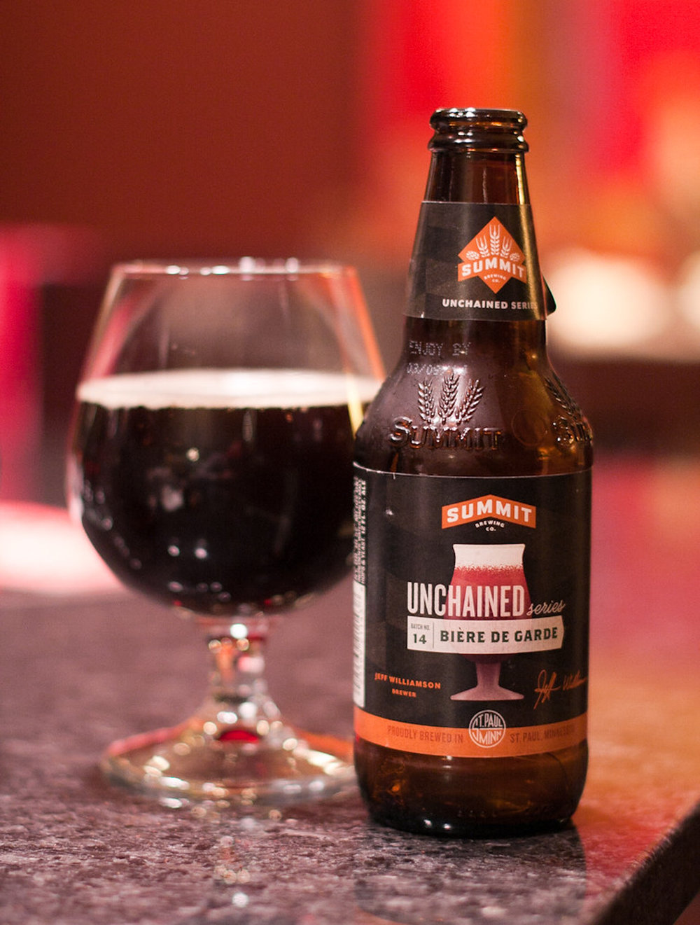 Bière de garde brune