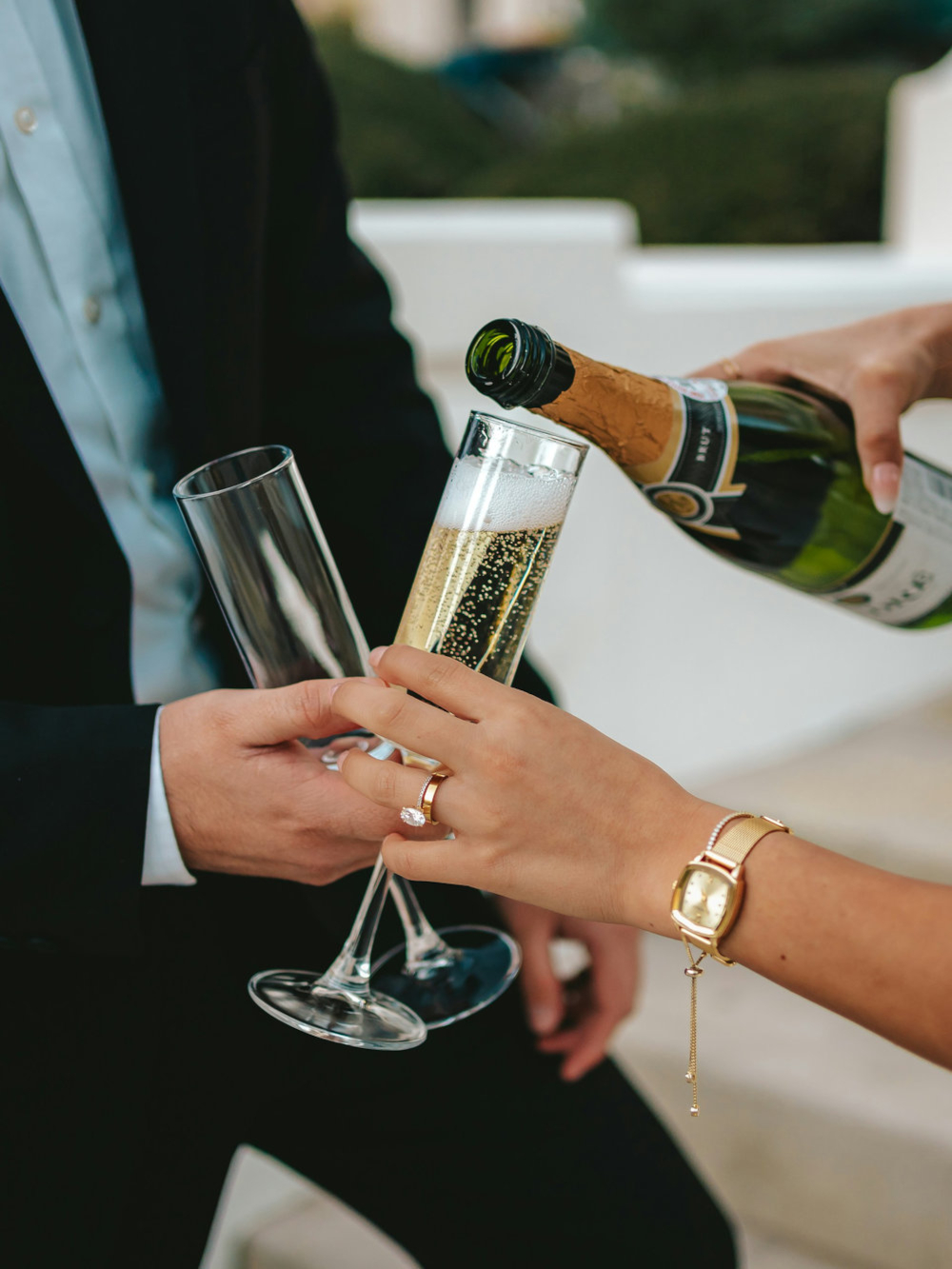 Champagne Premier cru blanc brut