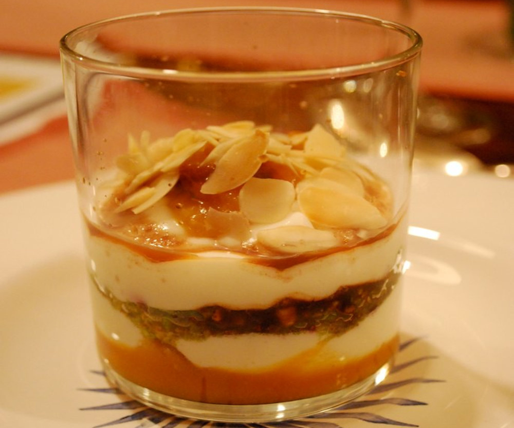 Blanc-manger aux abricots