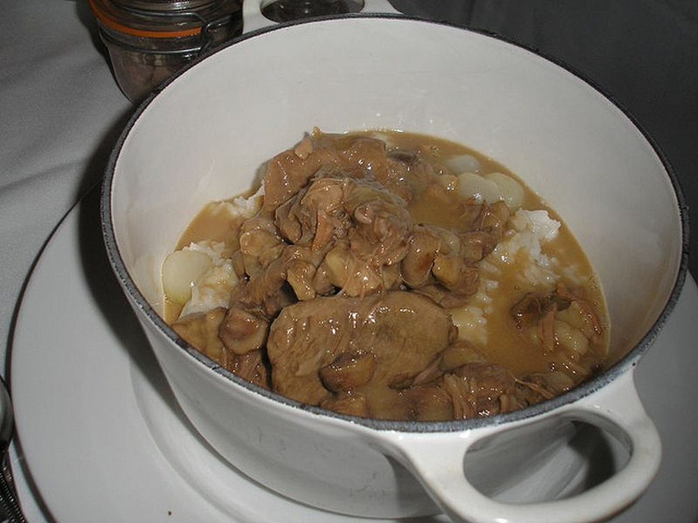 Blanquette d'agneau à la menthe fraîche