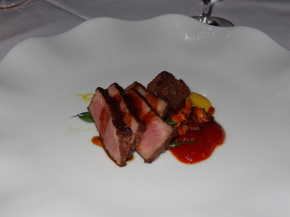 Côte de bœuf rôtie aux girolles