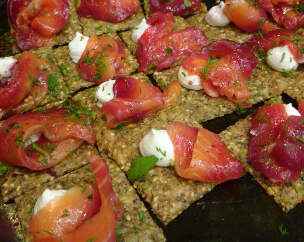 Bouchée au saumon fumé