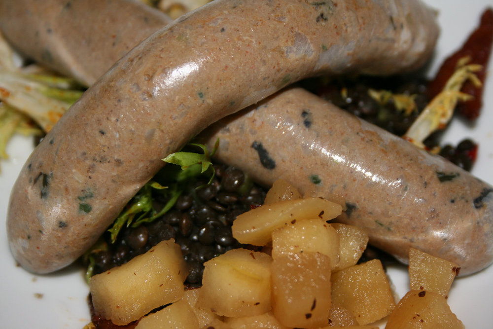 Boudin blanc aux pommes