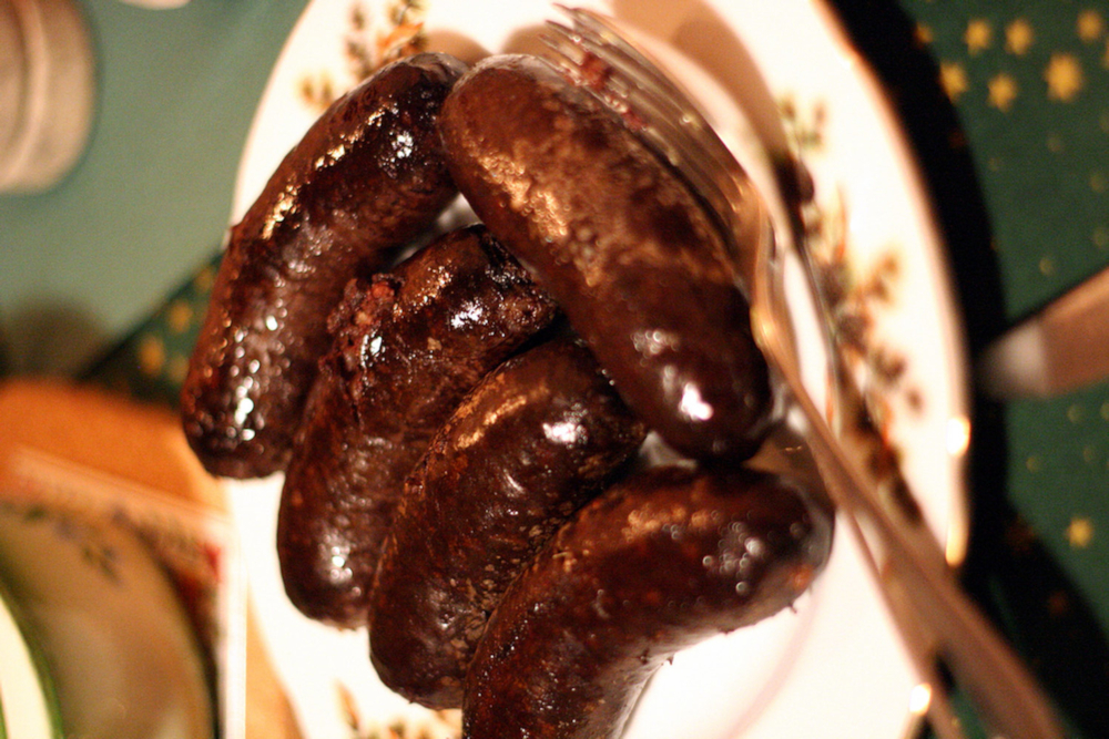 Boudin noir grillé