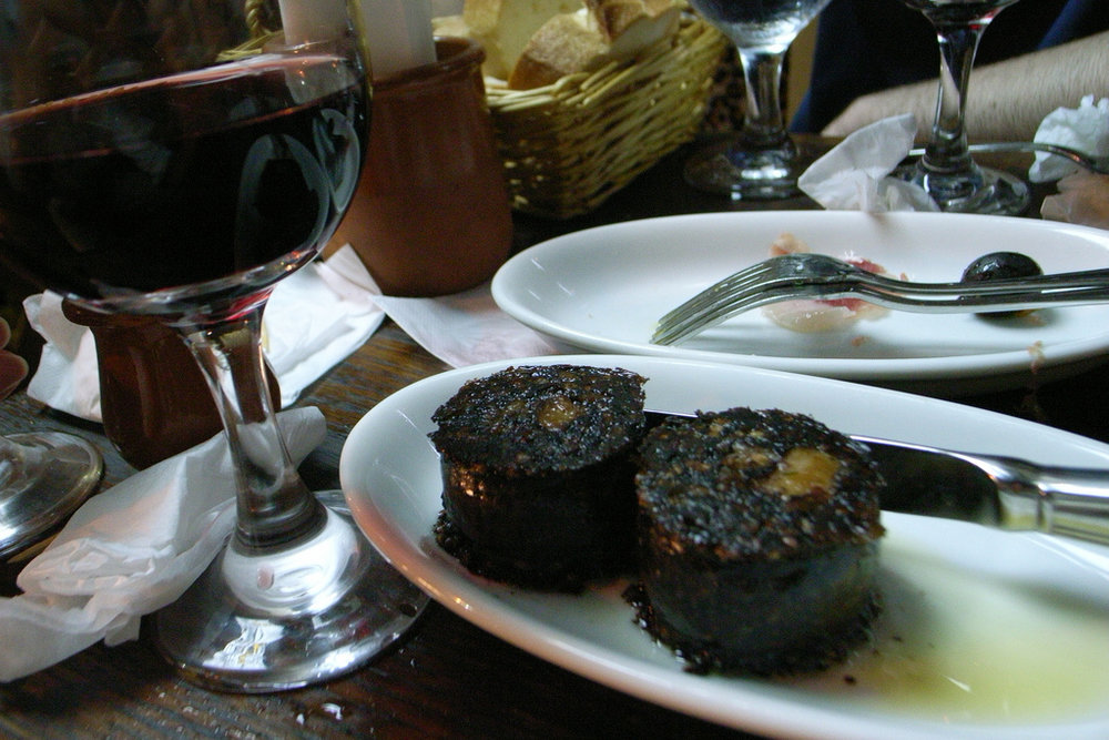 Boudin noir à la poêle