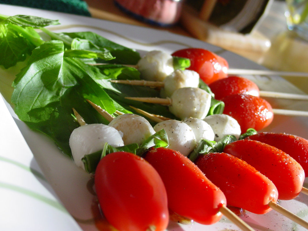 Brochette salade Caprese