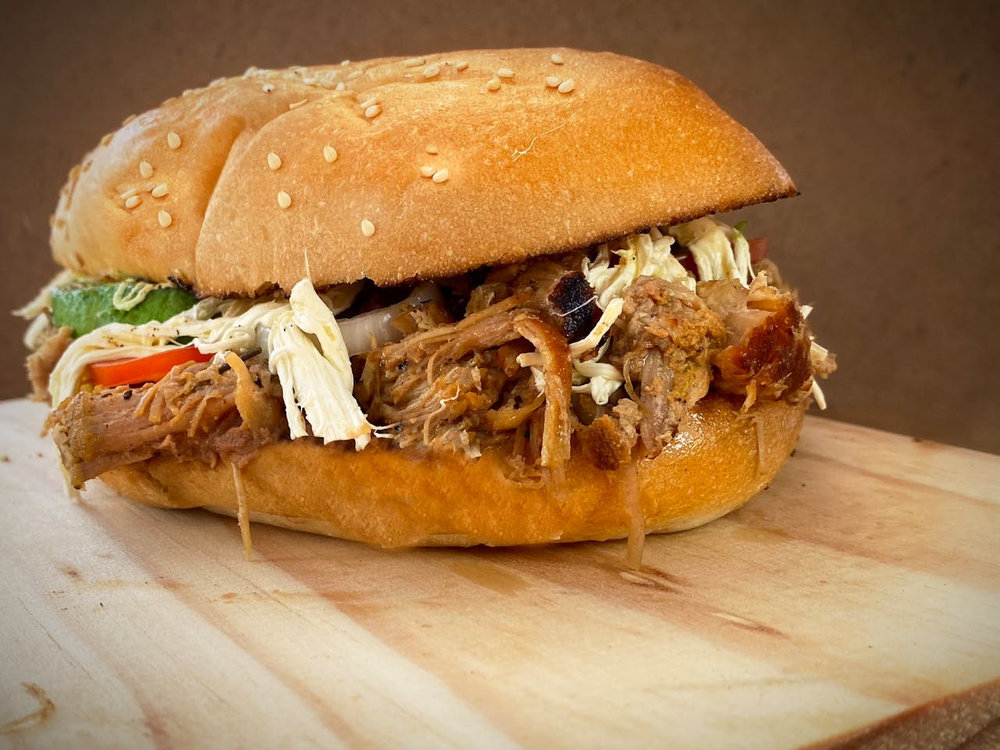 Burger au porc effiloché
