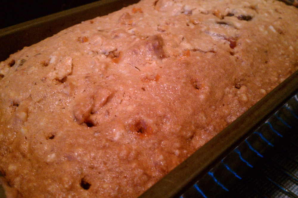 Candied fruit plum cake