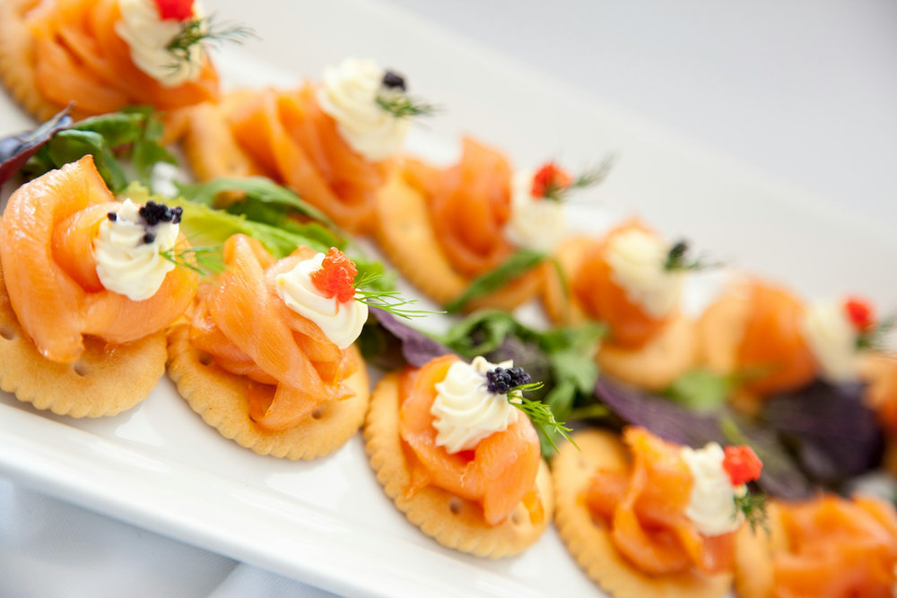Canapé au saumon fumé