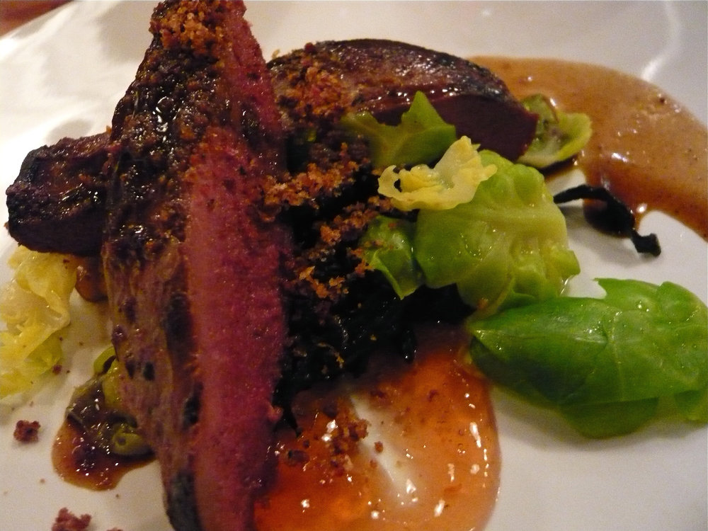 Canard rôti aux coings