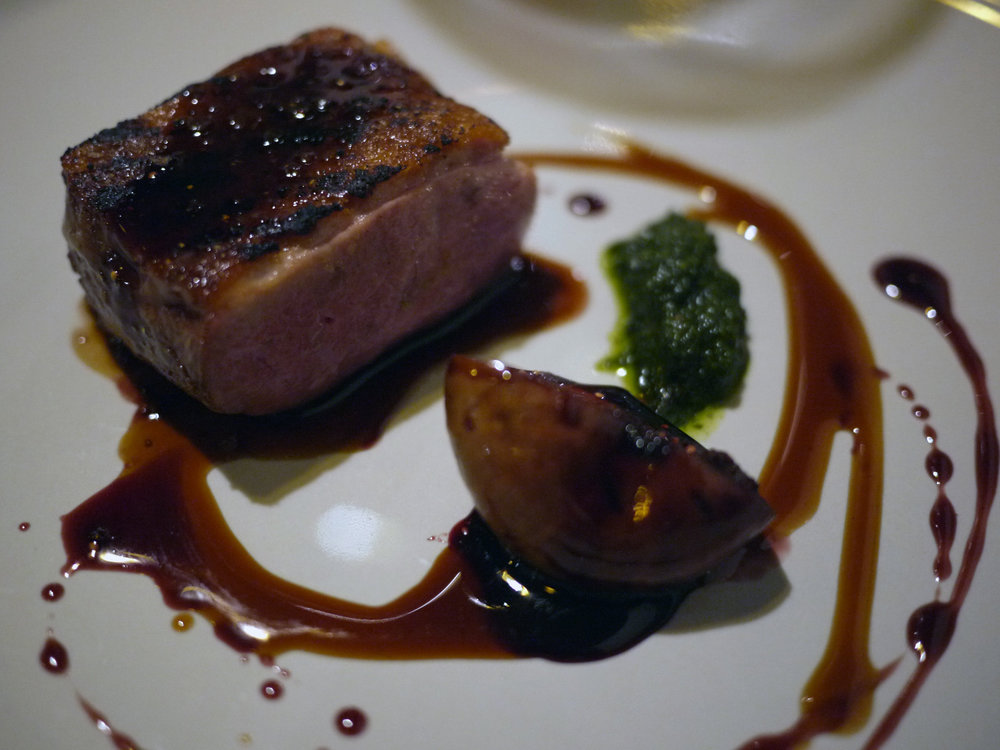 Canard rôti aux figues