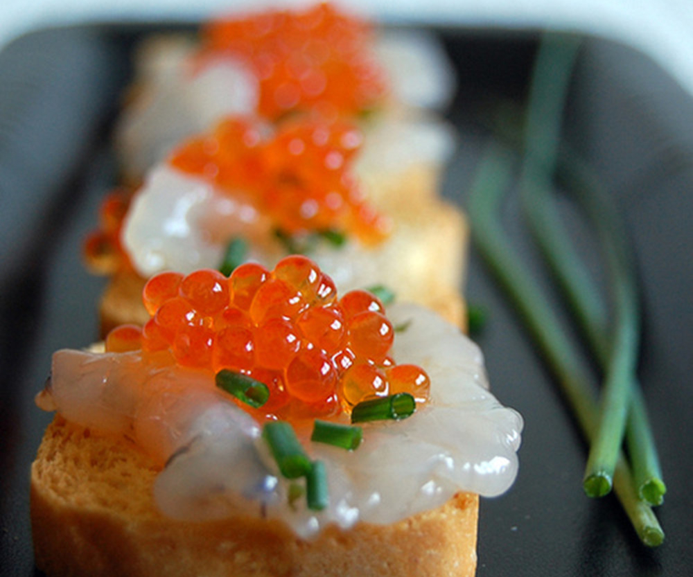 Carpaccio de gambas
