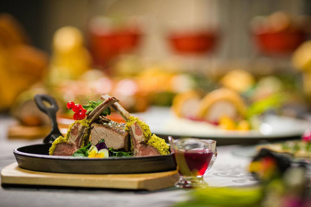 Carré d'agneau à la fleur de thym