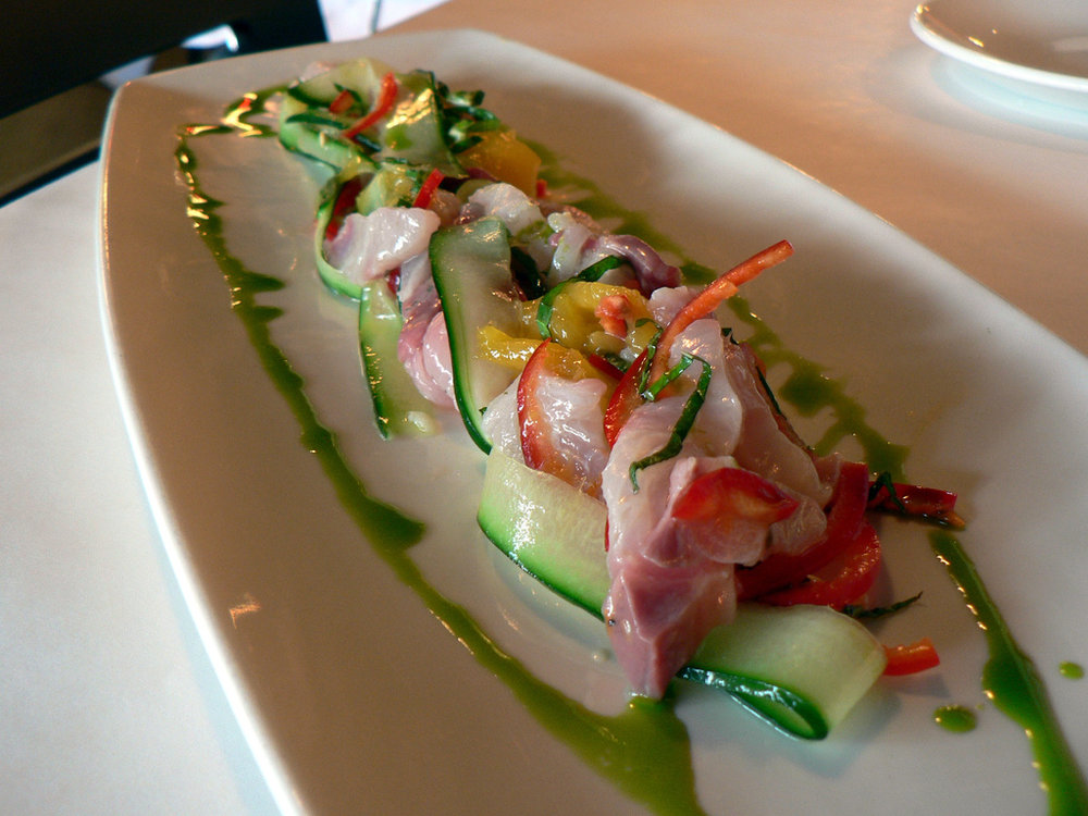 Ceviche de saumon et de thon
