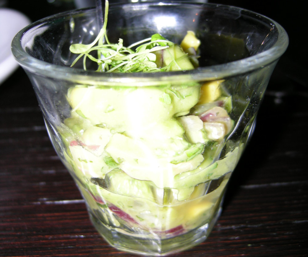 Ceviche de bar et de saumon