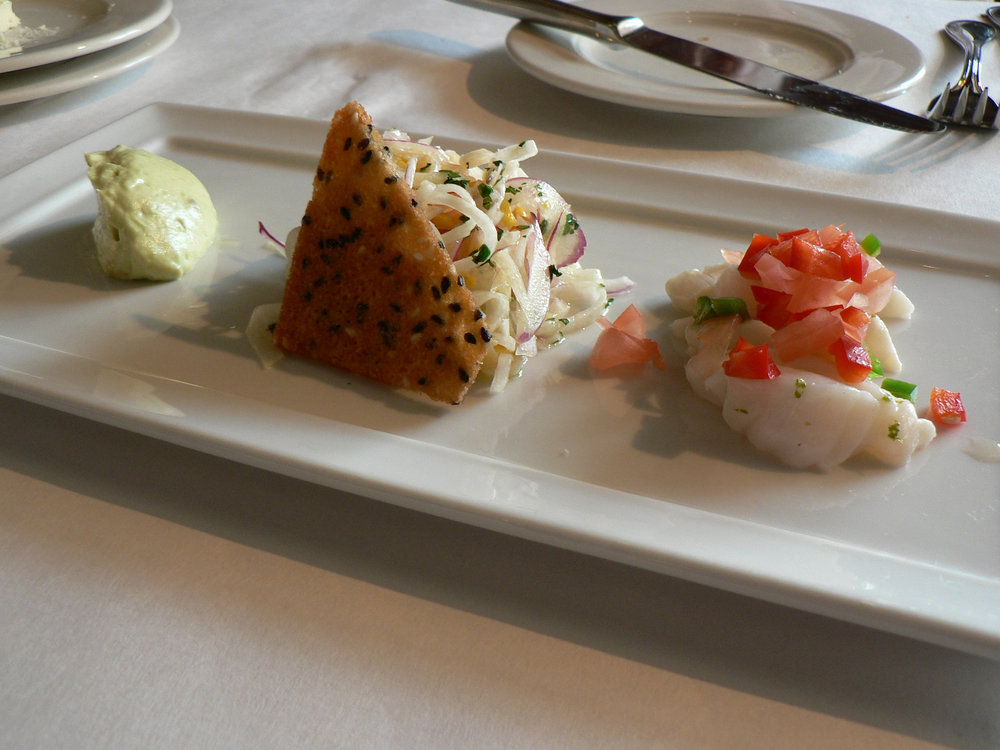 Cebiche de vieiras