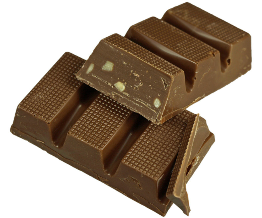 Chocolat au lait et aux noisettes