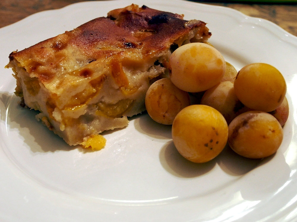 Clafoutis aux mirabelles