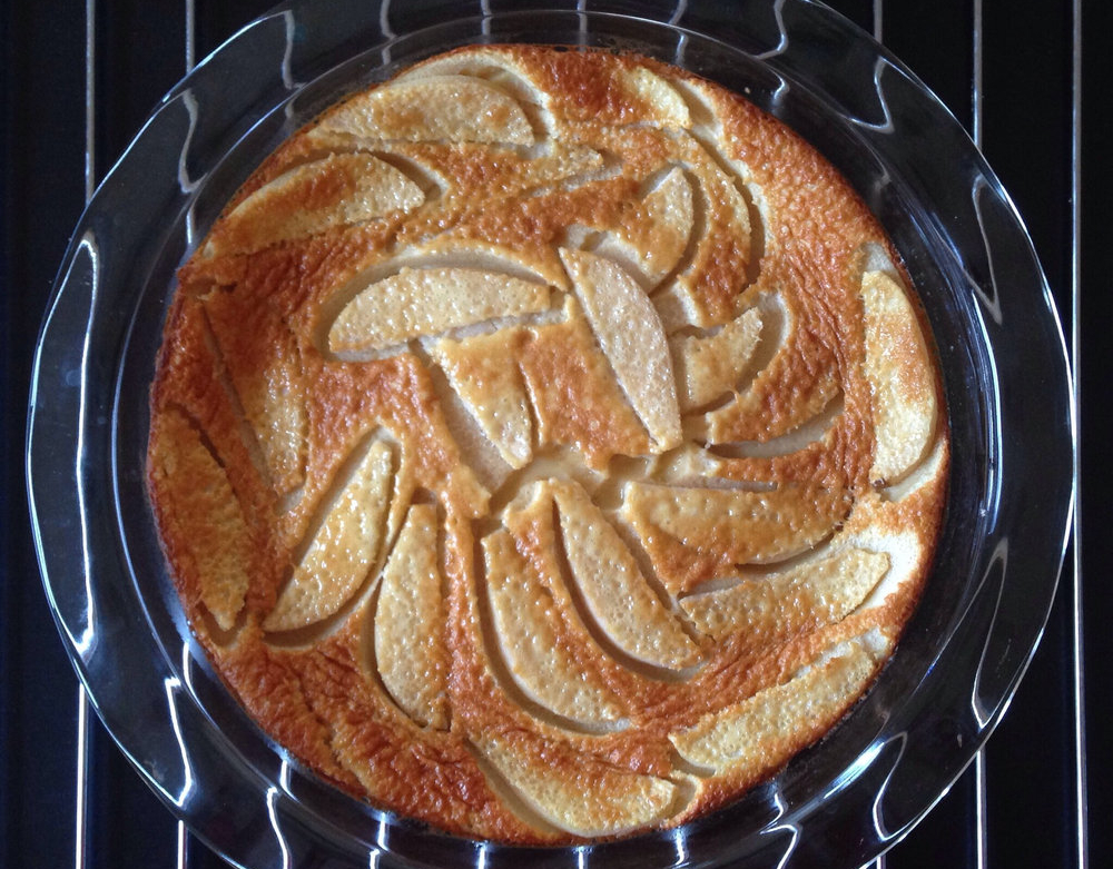 Clafoutís de pera