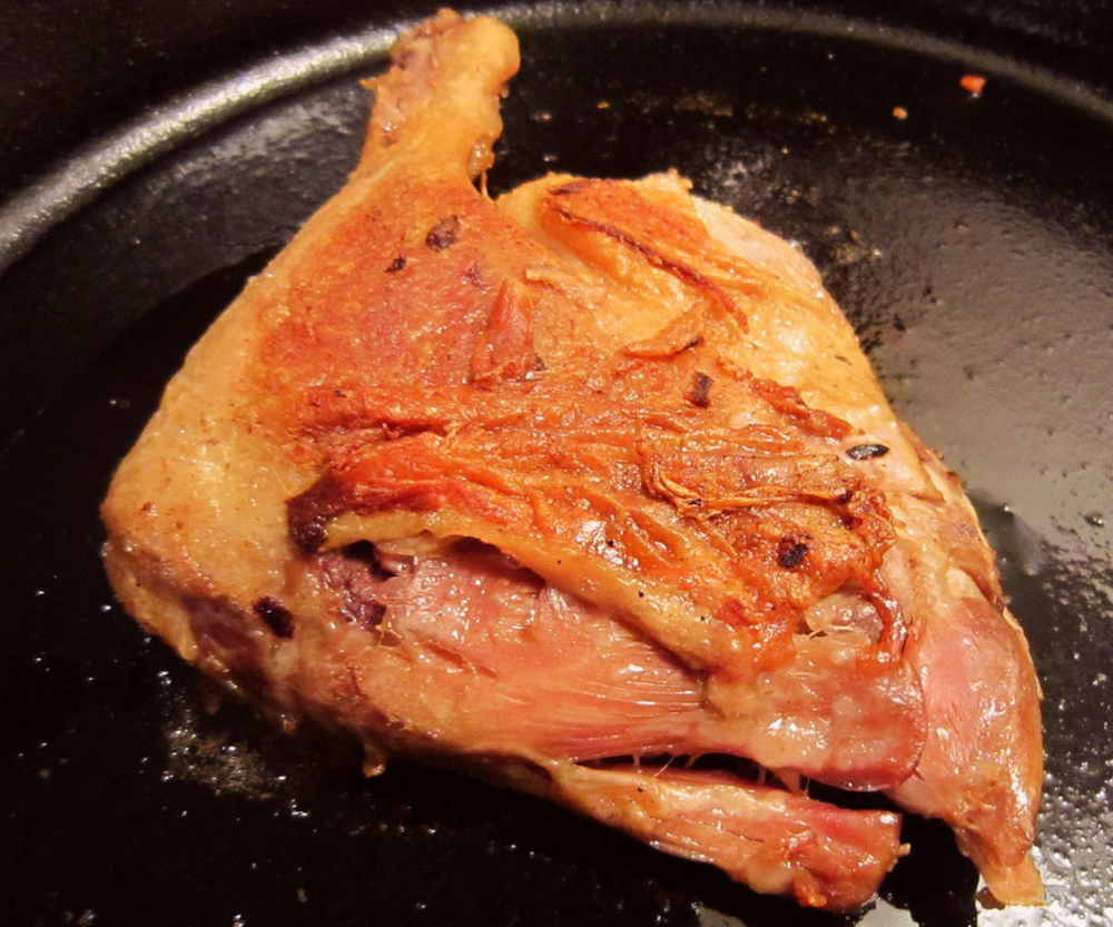 Confit de canard aux lentilles