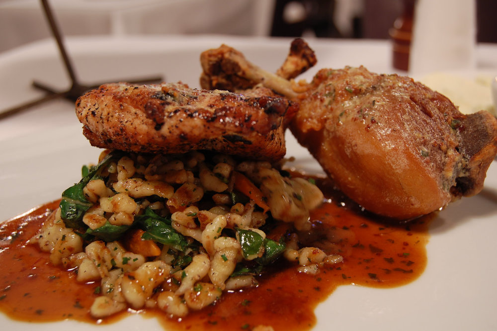 Confit de pollo
