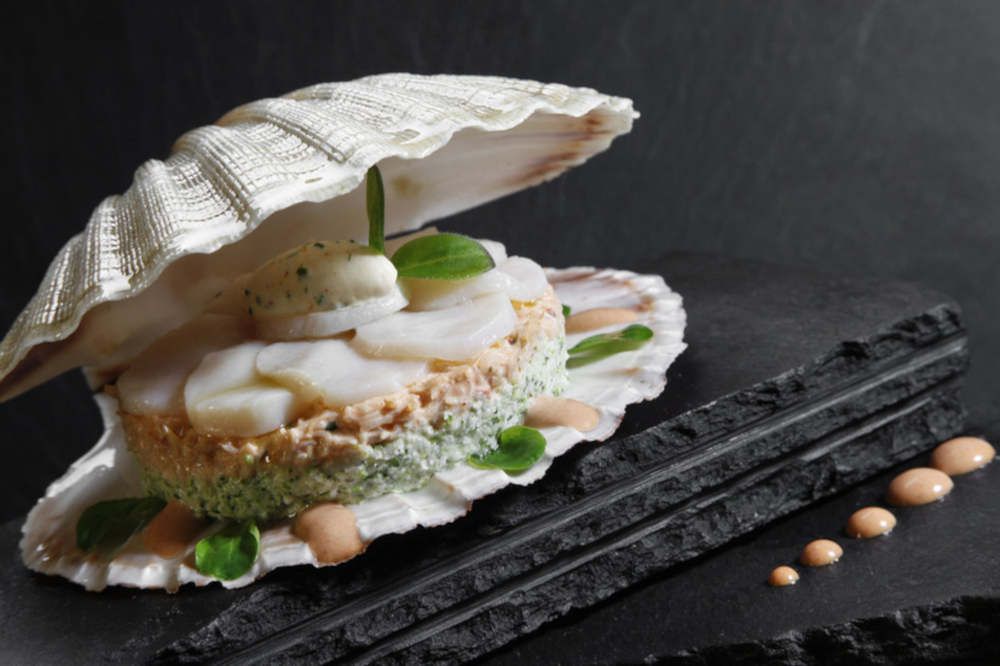 Coquille de poisson mayonnaise