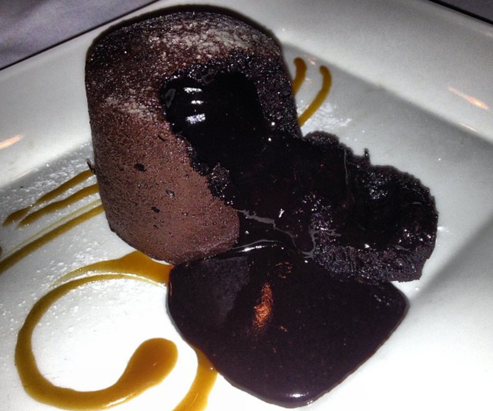 Coulant de chocolate negro