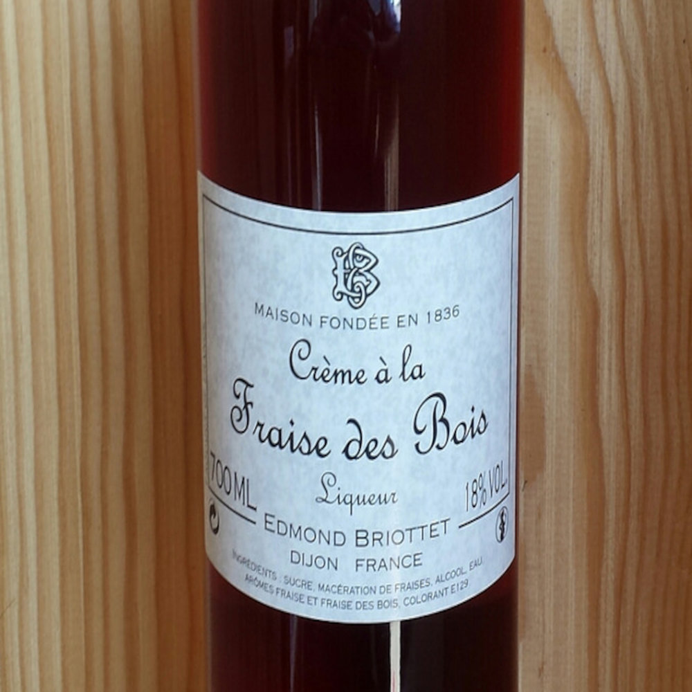 Liqueur de fraise des bois