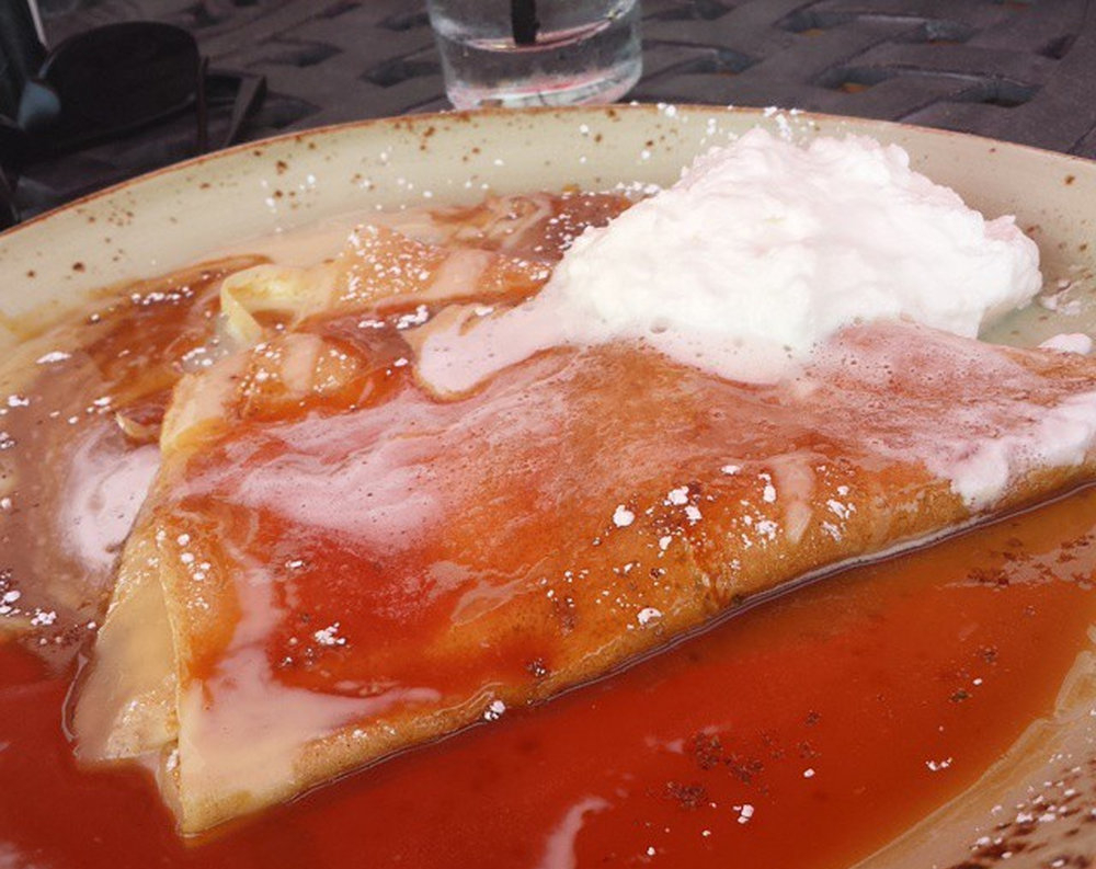 Crêpe au caramel de beurre salé