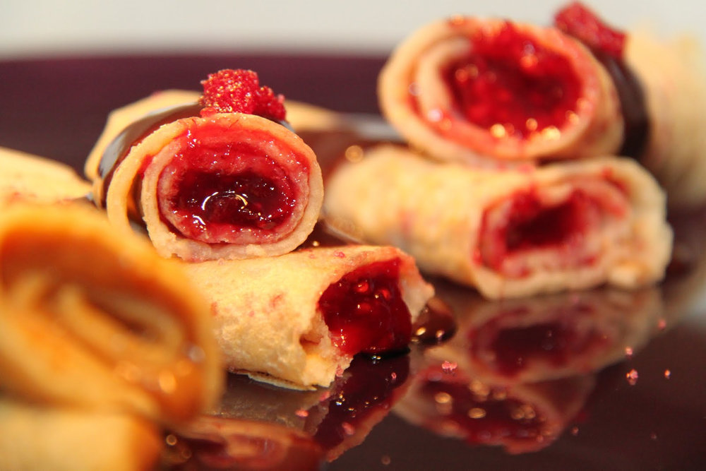 Crêpe à la confiture