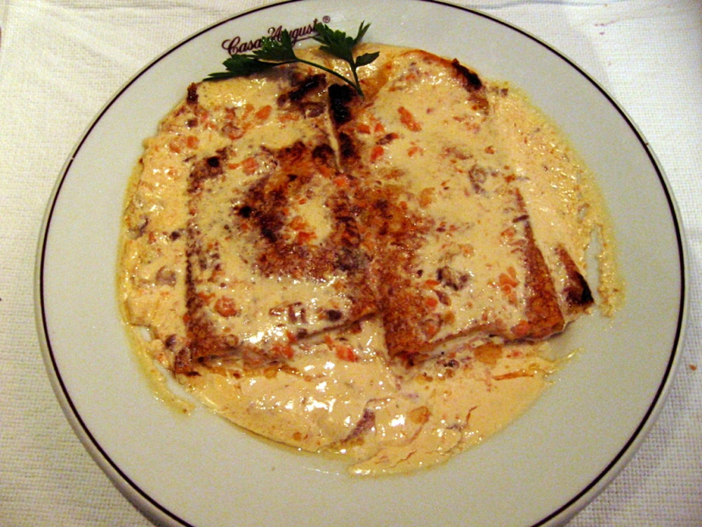 Galette au saumon fumé