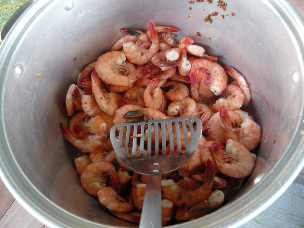 Boiled shrimp