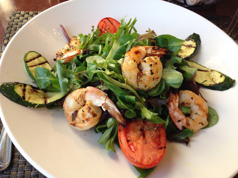 Crevettes grillées à la sauce cocktail