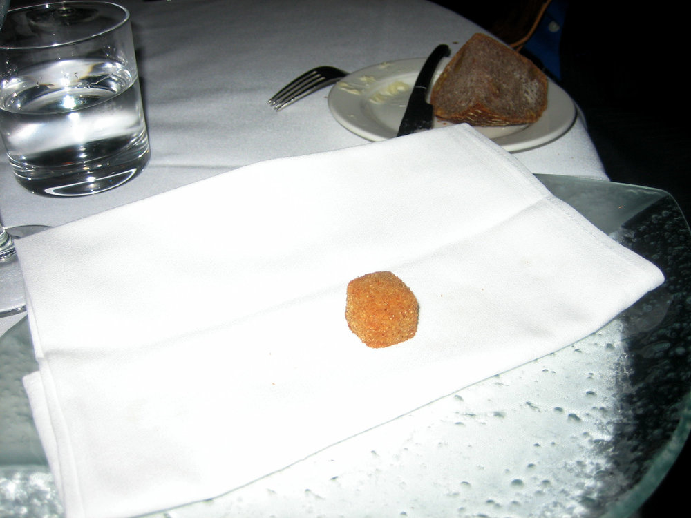 Duck foie gras croquettes