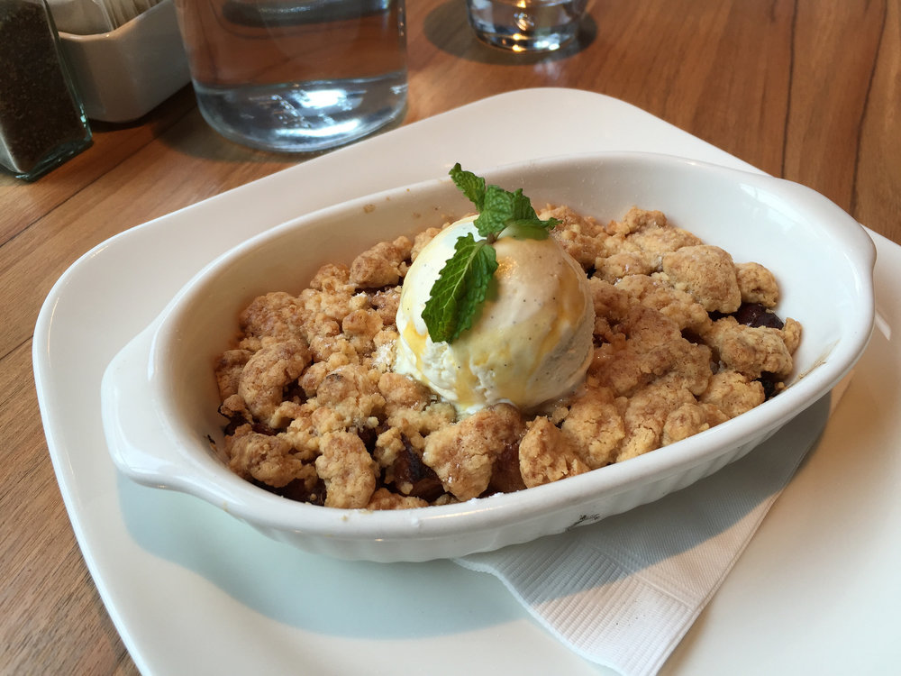 Apple crumble