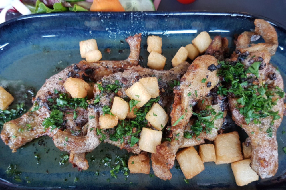 Cuisses de grenouilles en persillade