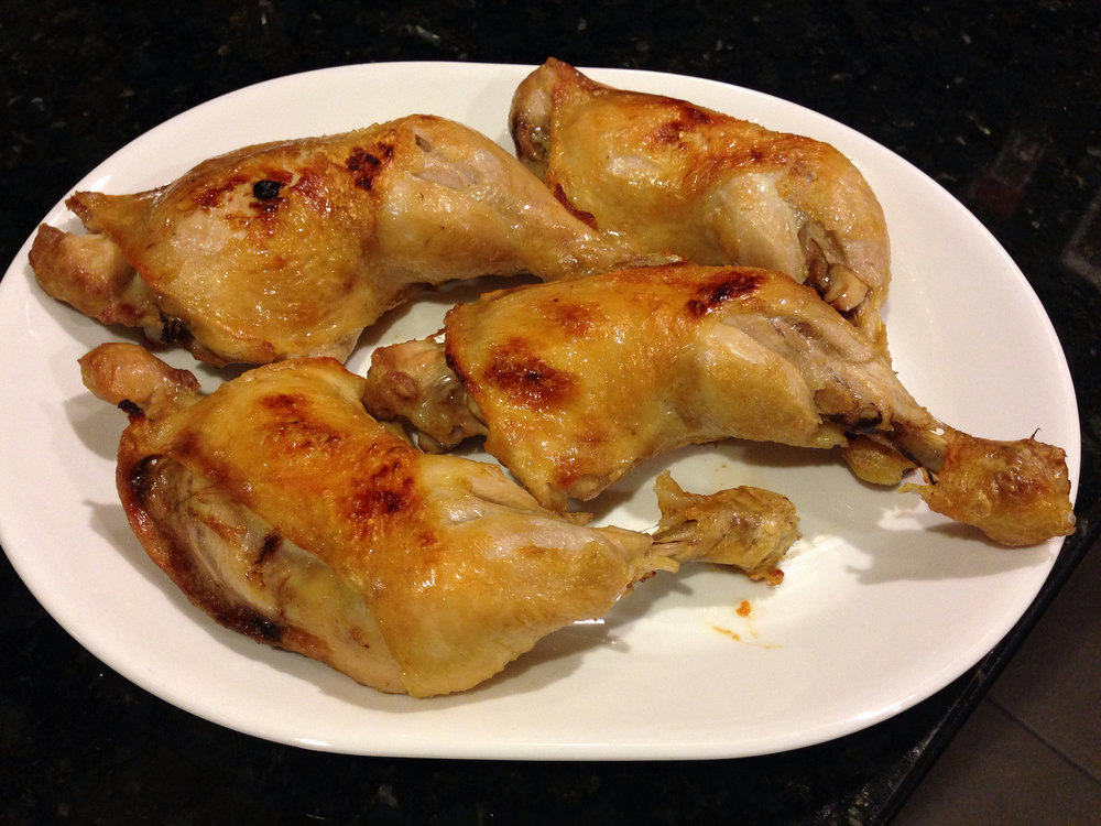 Cuisse de poulet rôtie
