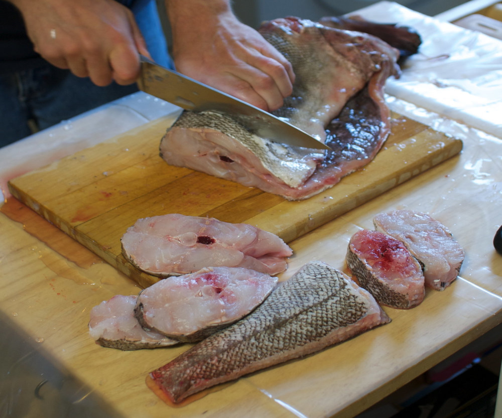 Hake steak Provençal