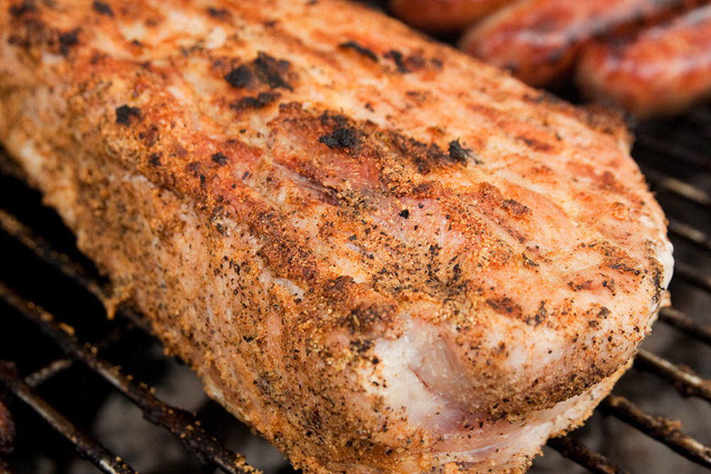 Échine de porc grillée