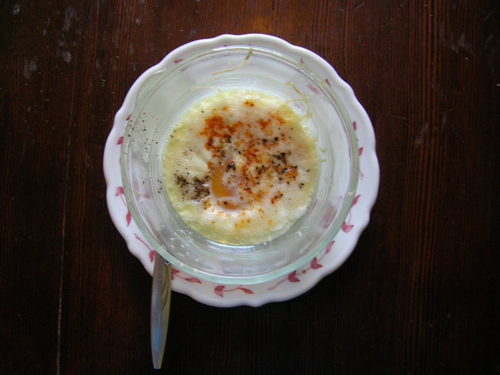 Oeufs cocotte au gorgonzola