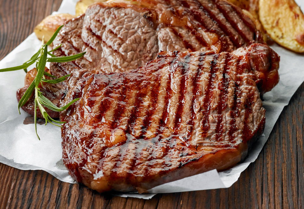 Entrecôte grillée aux sarments