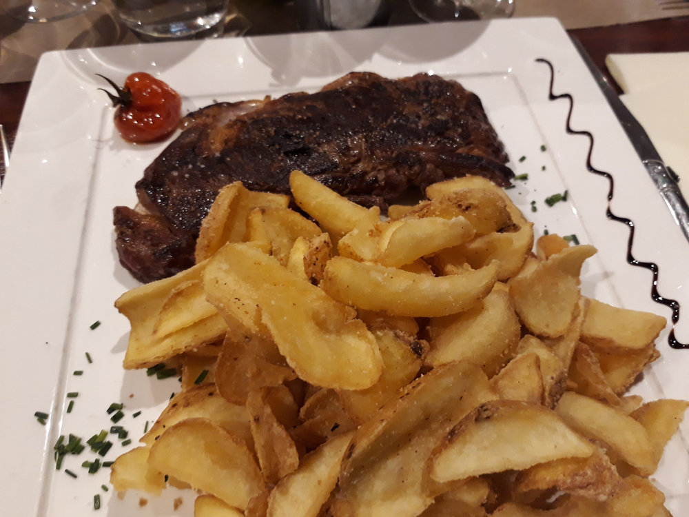 Entrecôte à la poêle