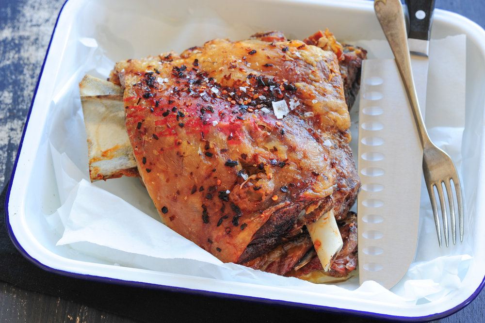 Épaule d'agneau rôtie à la provençale