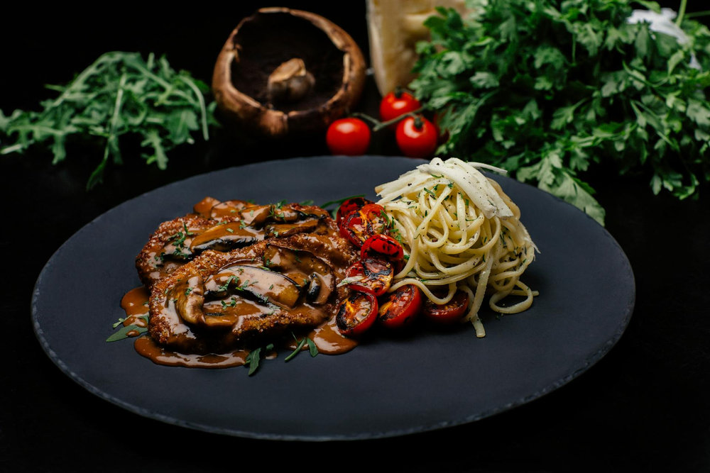 Escalope de veau sauce aux morilles