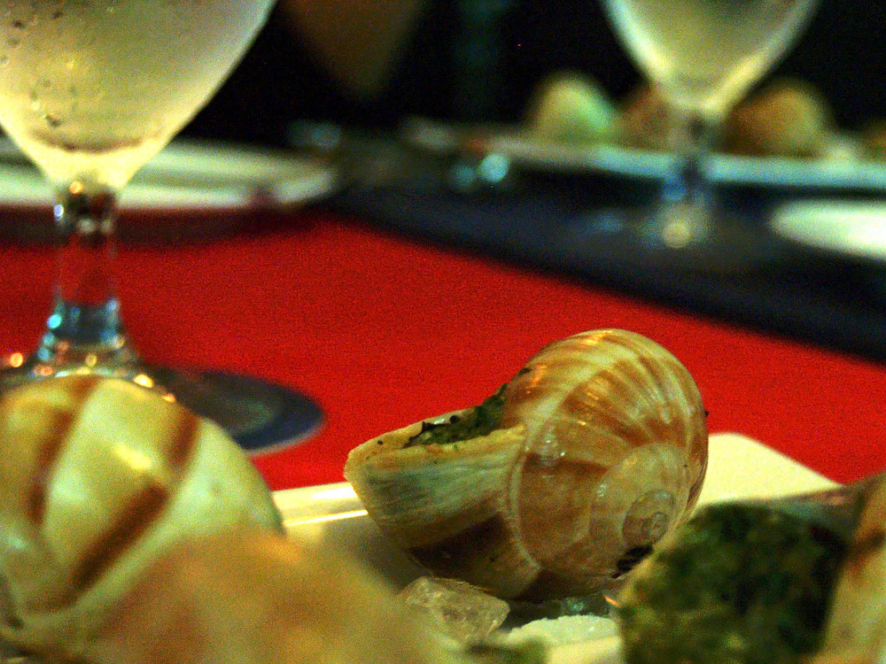 Escargots à la crème d'ail
